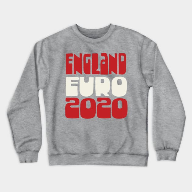 England / Euro 2020 Football Fan Design Crewneck Sweatshirt by DankFutura